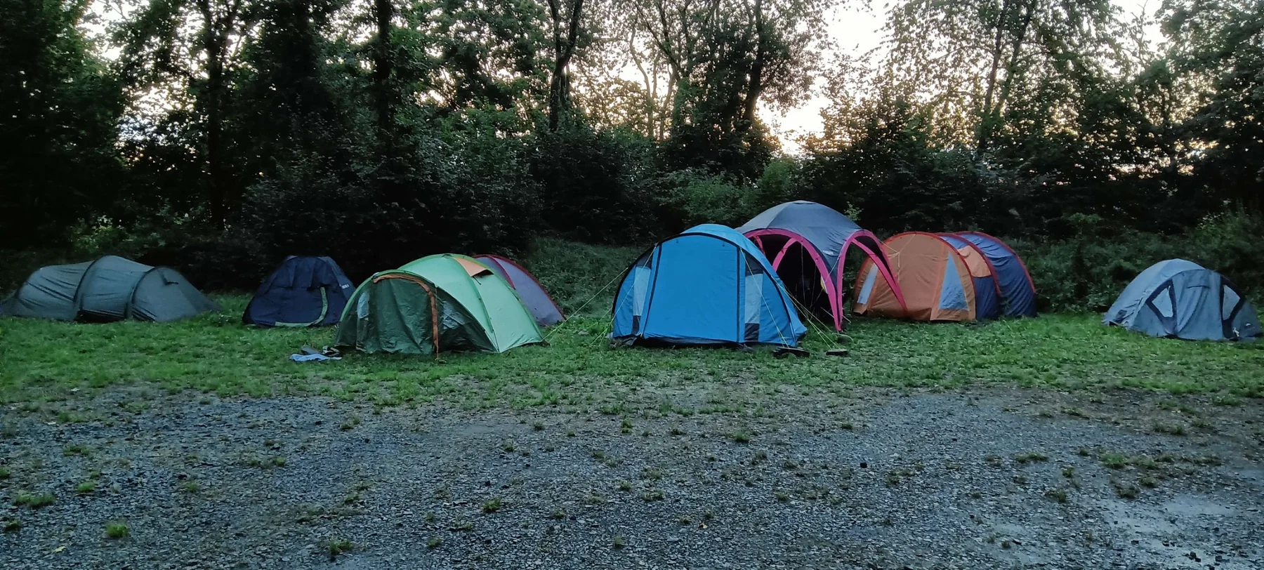 Zeltplatz beim Rudelbums