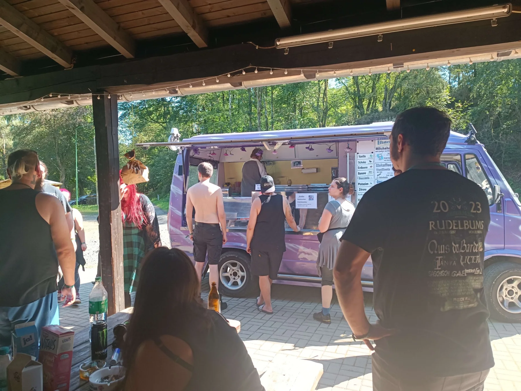 Eiswagen beim Rudelbums