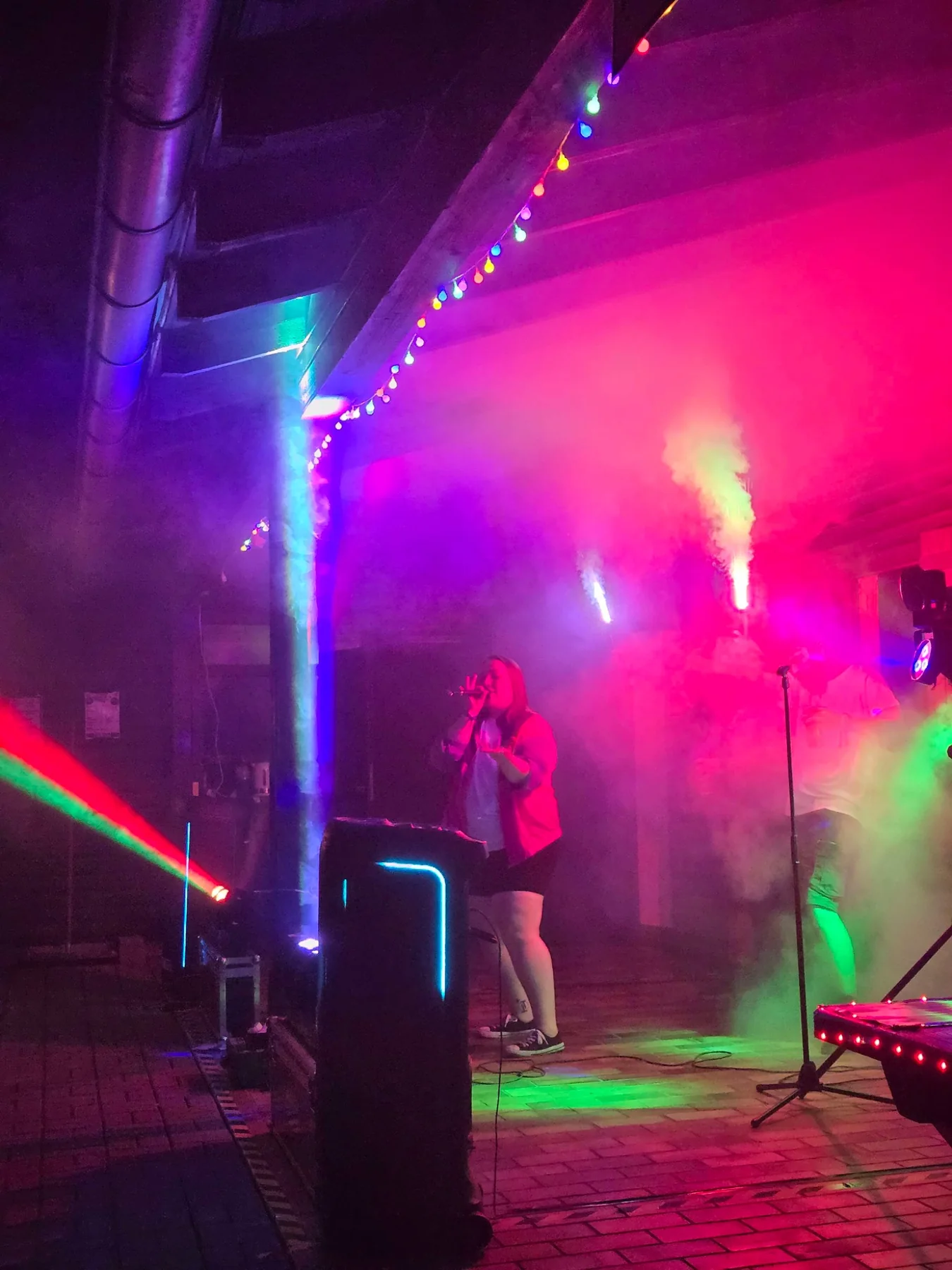 Live-Act beim Rudelbums